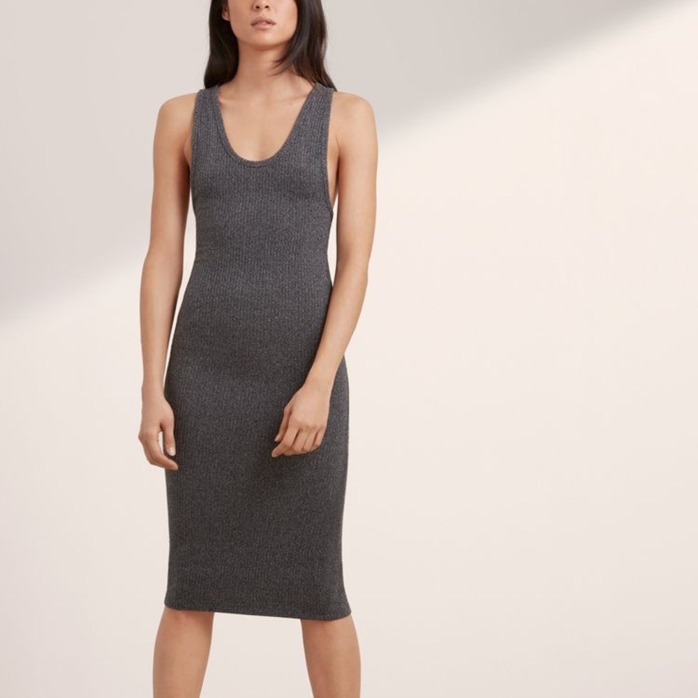 🌚 Community x Aritzia Pepper Grey Bodycon Dress